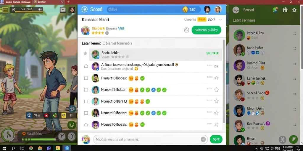 Fitur turnamen online yang sangat mengesankan.