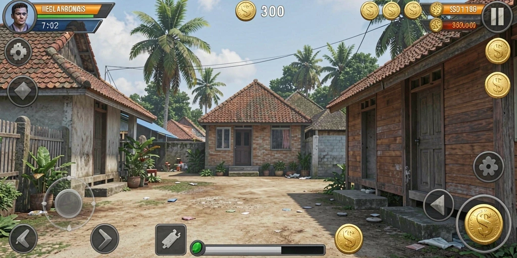 Tampilan menarik dengan banyak pilihan permainan.
