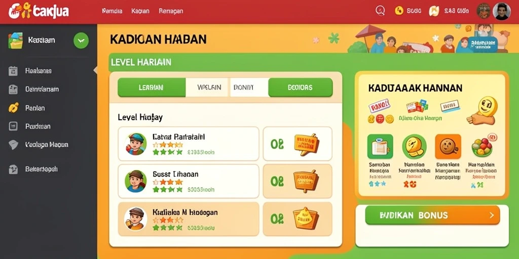 Screenshot menampilkan fitur bonus yang mengasyikkan dan menarik.