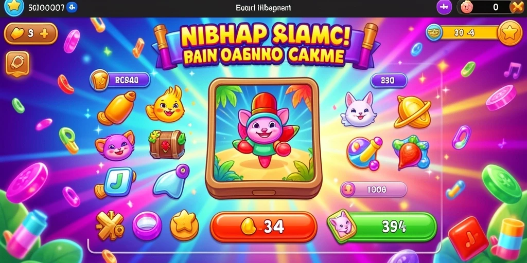 Grafik yang menarik dan penuh warna.