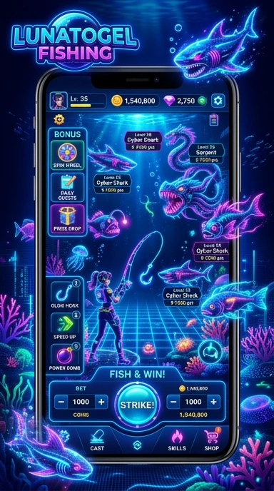 lunatogel — layar beranda